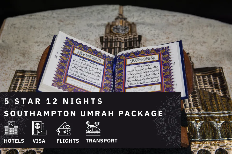 12 Nights 5 Star Southampton Umrah Package