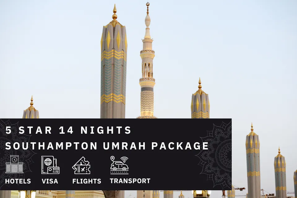 14 Nights 5 Star Southampton Umrah Package